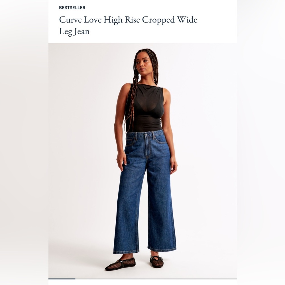 Curve Love Abercrombie & Fitch Wide Leg Jeans